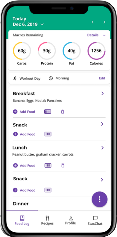 Macrostax app dashboard